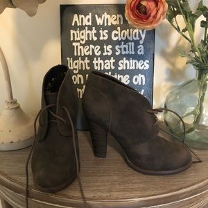 TORRID - lightly used gray booties
